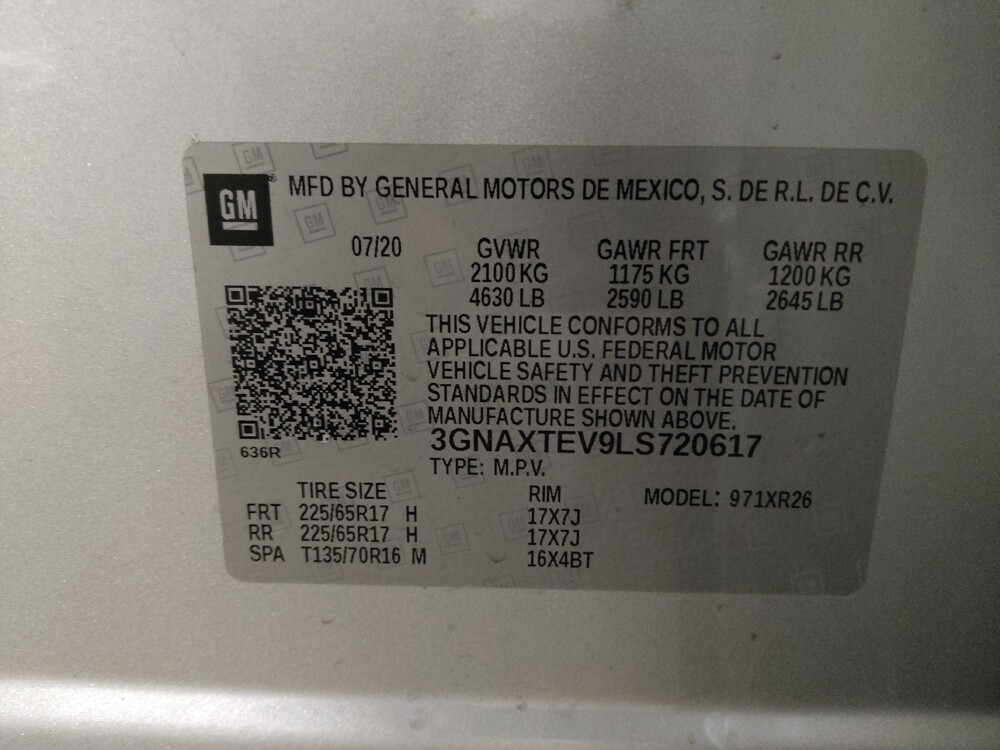 2020 Chevrolet Equinox in Oklahoma City, OK 73139 - 18137841 33