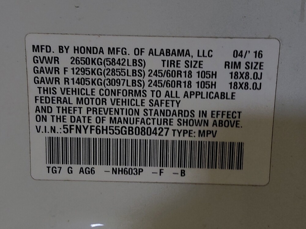 2016 Honda Pilot in Hialeah, FL 33014 - 18137893 33