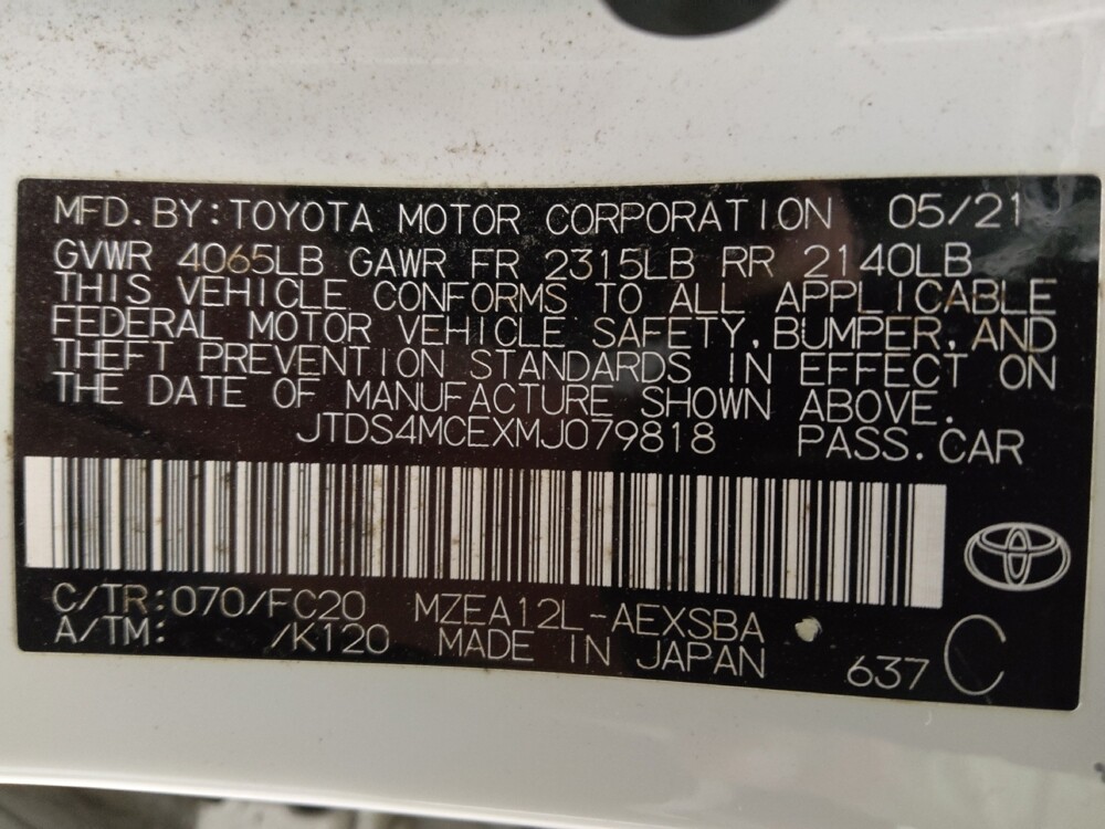2021 Toyota Corolla in Colorado Springs, CO 80909 - 18137936 33