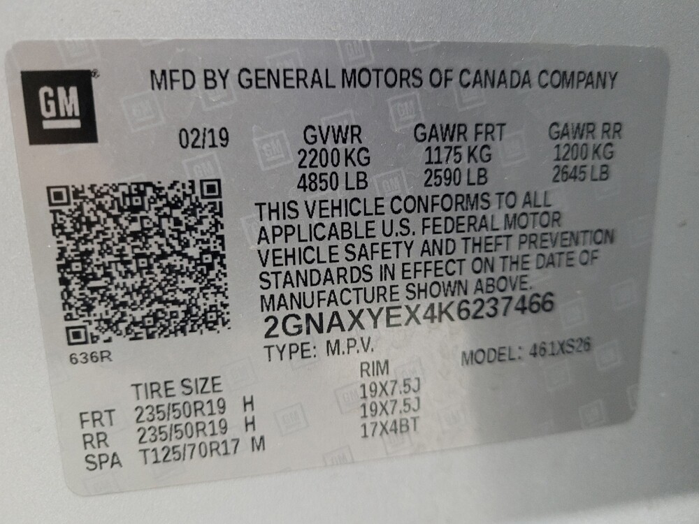 2019 Chevrolet Equinox in Madison, TN 37115 - 18137942 33