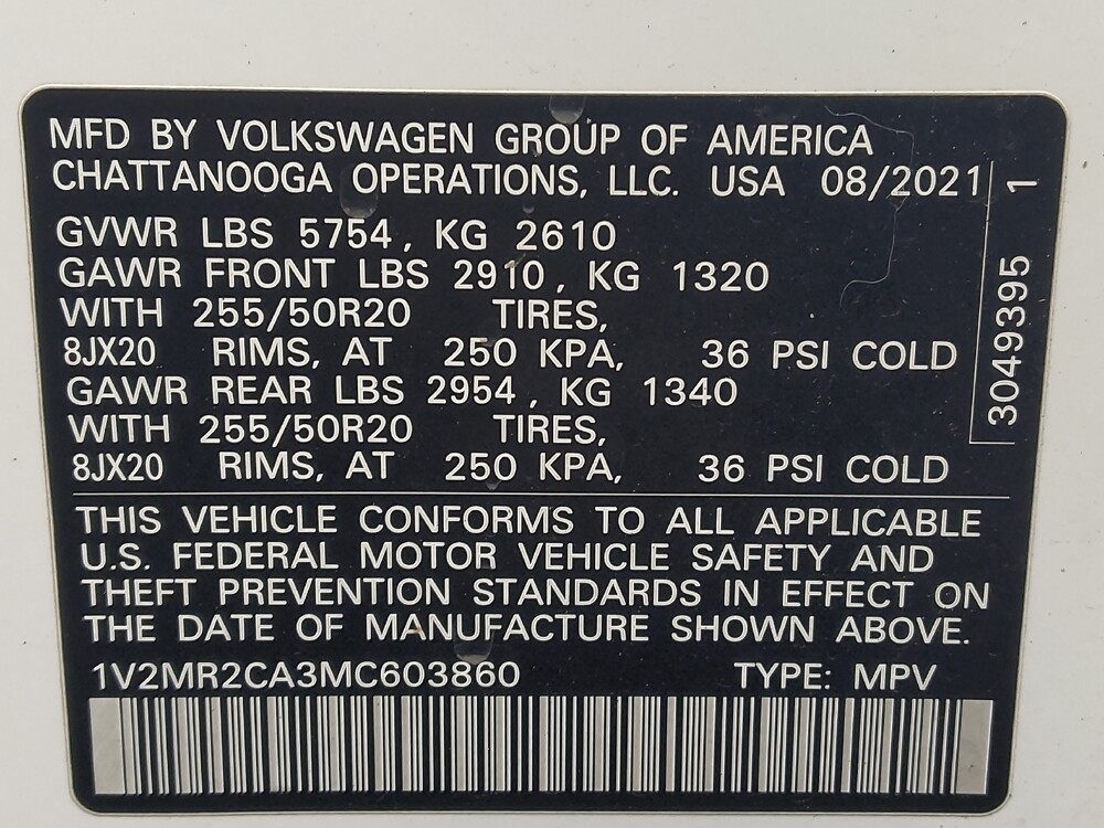 2021 Volkswagen Atlas in Round Rock, TX 78664 - 18137950 33