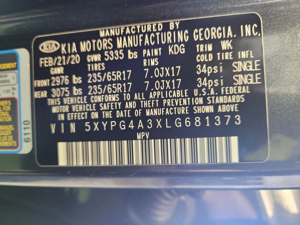 2020 Kia Sorento in Fairfield, OH 45014 - 18137981 33