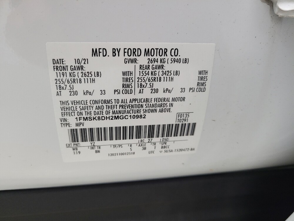 2021 Ford Explorer in Eastpointe, MI 48021 - 18138067 33