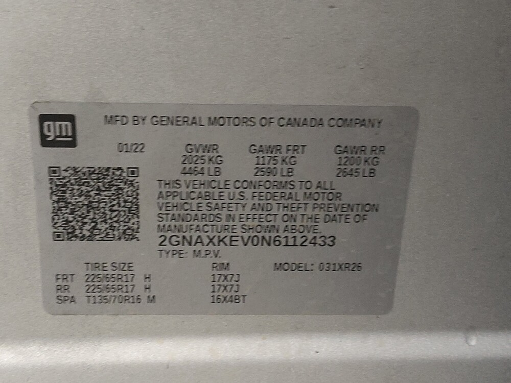 2022 Chevrolet Equinox in Salem, VA 24153 - 18138072 33