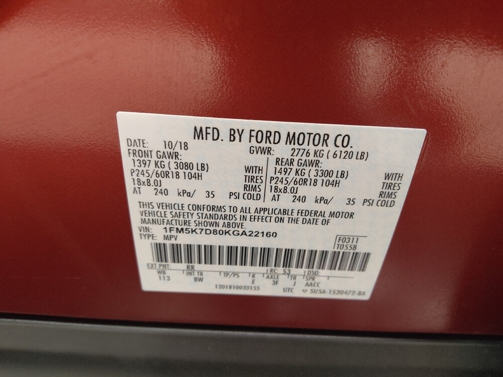 2019 Ford Explorer in St. Louis, MO 63136 - 18138077 33