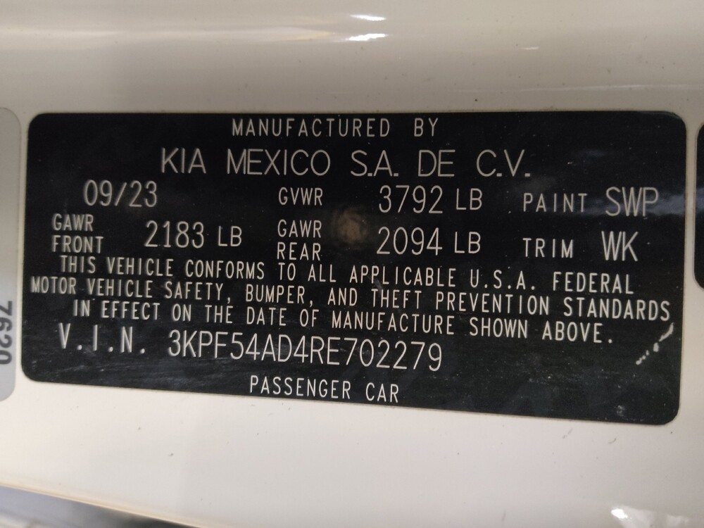 2024 Kia Forte in Jacksonville, FL 32210 - 18138081 33