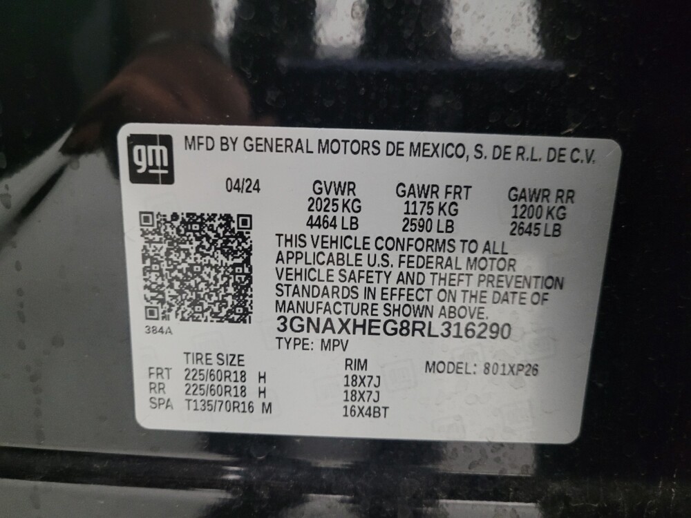 2024 Chevrolet Equinox in Tucson, AZ 85705 - 18138143 33