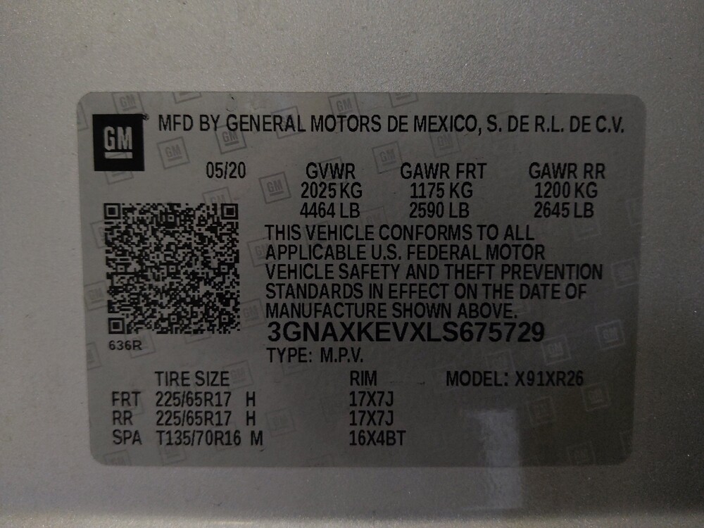 2020 Chevrolet Equinox in Sanford, FL 32773 - 18138161 33