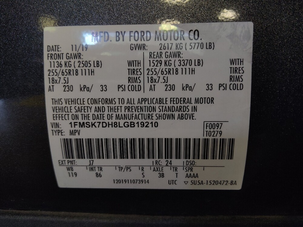 2020 Ford Explorer in Hialeah, FL 33014 - 18138173 33