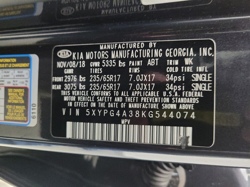 2019 Kia Sorento in Eastpointe, MI 48021 - 18138176 33