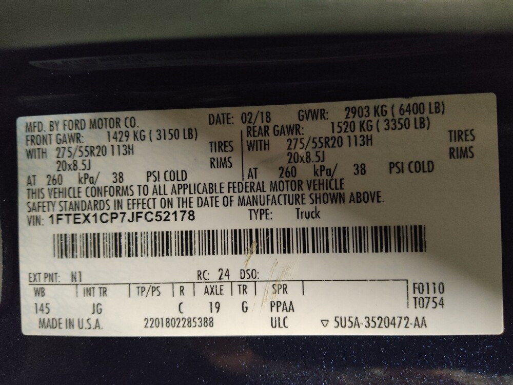 2018 Ford F150 in Mobile, AL 36606 - 18138209 33