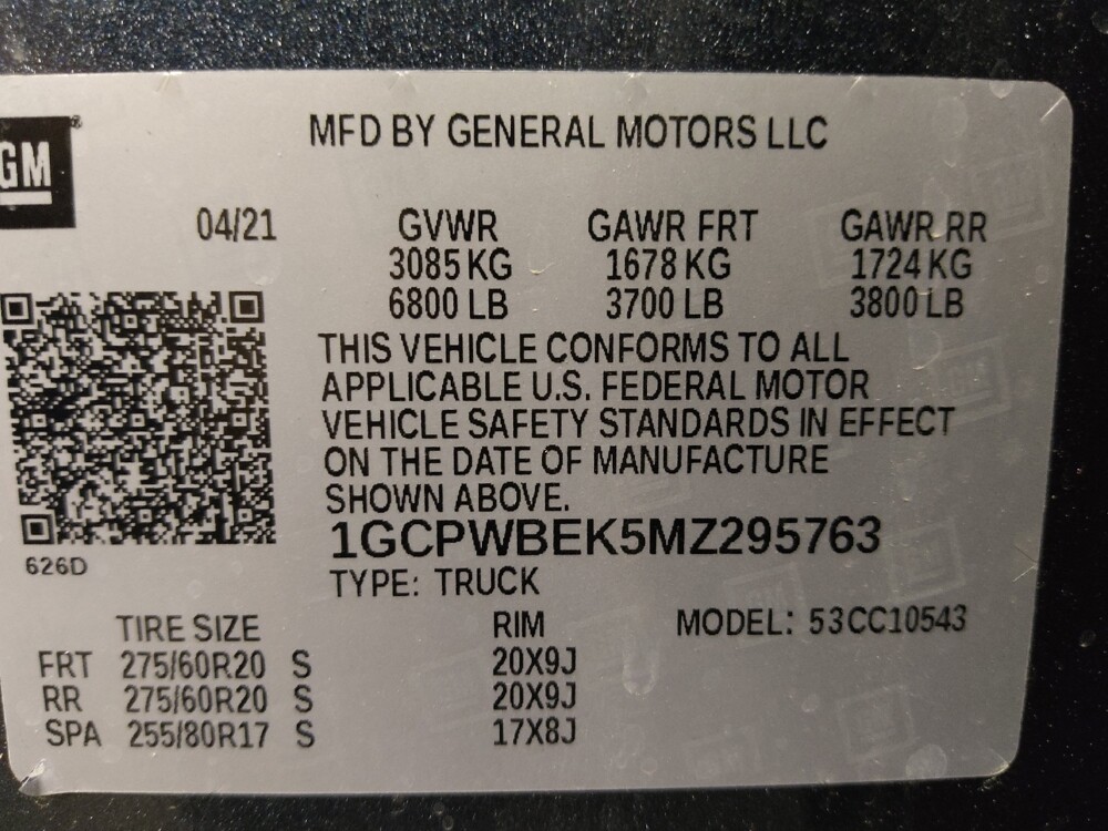 2021 Chevrolet Silverado 1500 in Tampa, FL 33612 - 18138222 33
