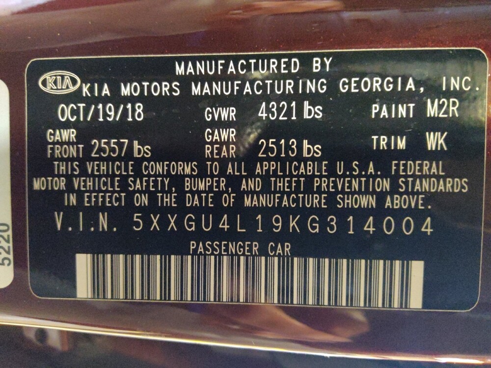 2019 Kia Optima in Jacksonville, FL 32210 - 18138231 33