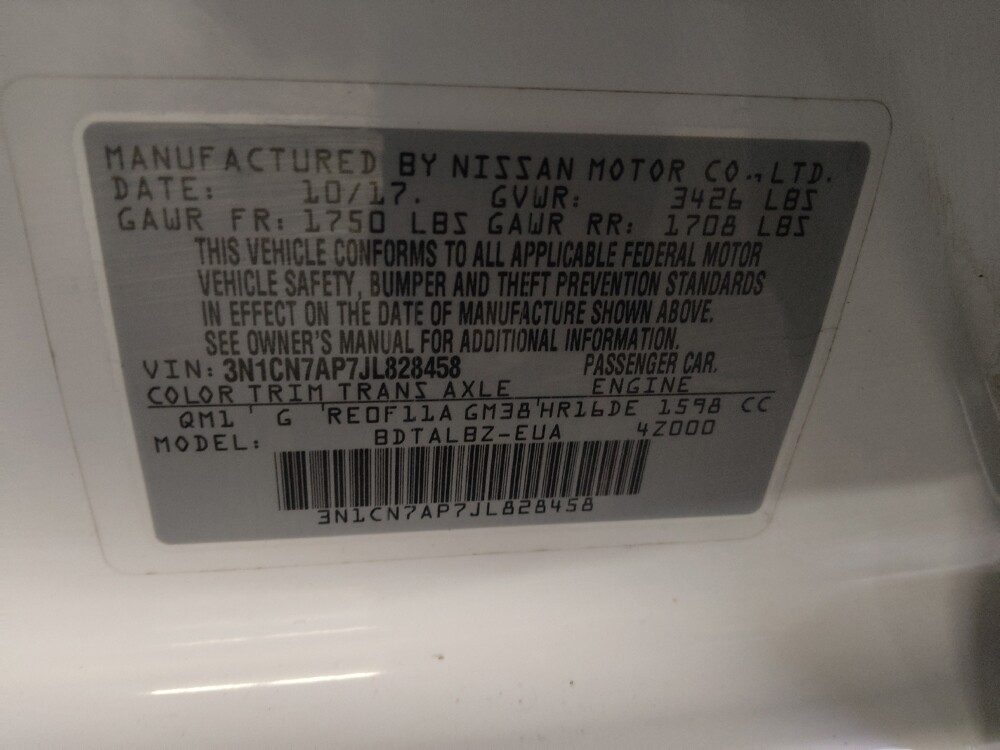 2018 Nissan Versa in Birmingham, AL 35215 - 18138240 33
