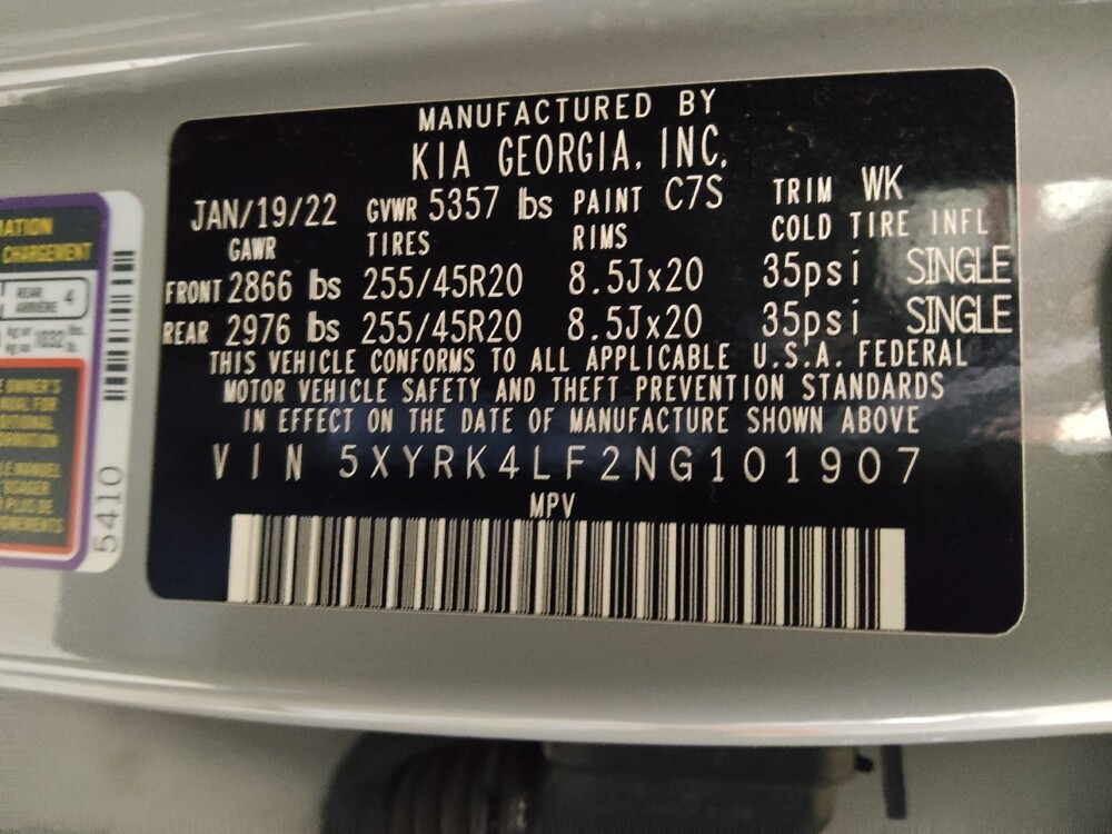 2022 Kia Sorento in Union City, GA 30291 - 18138286 33