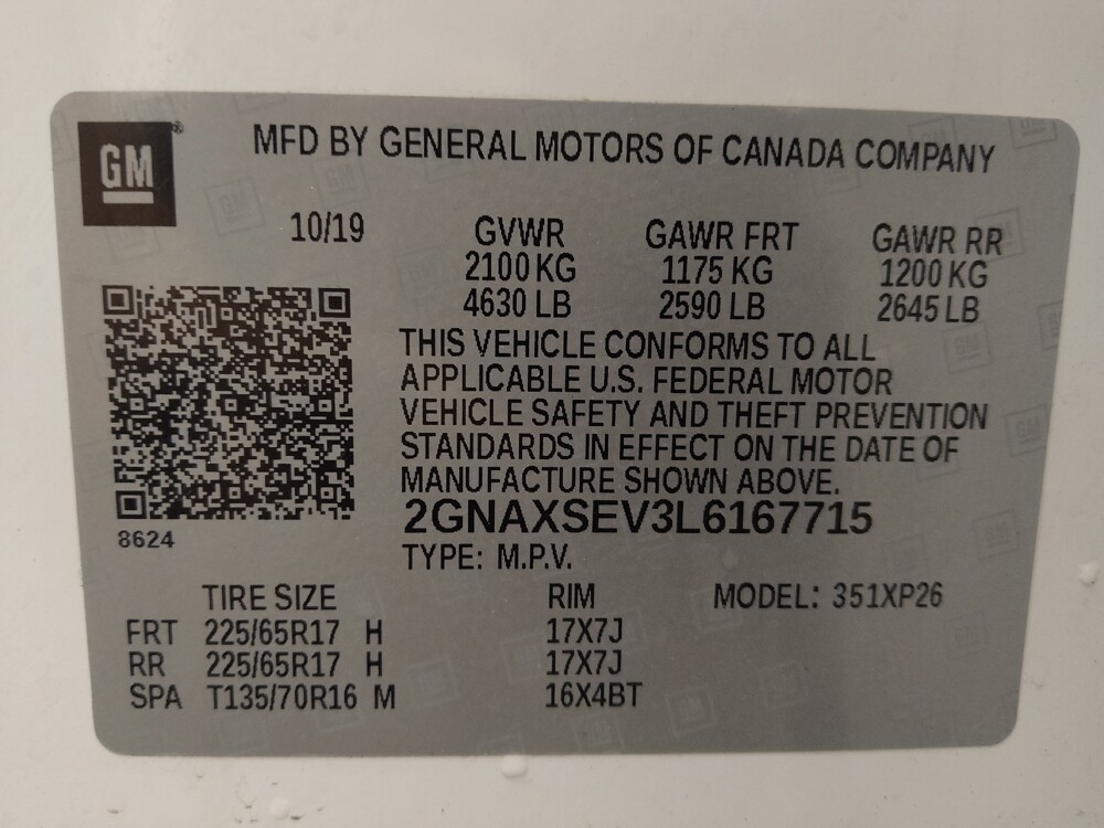 2020 Chevrolet Equinox in Temple, TX 76502 - 18138287 33