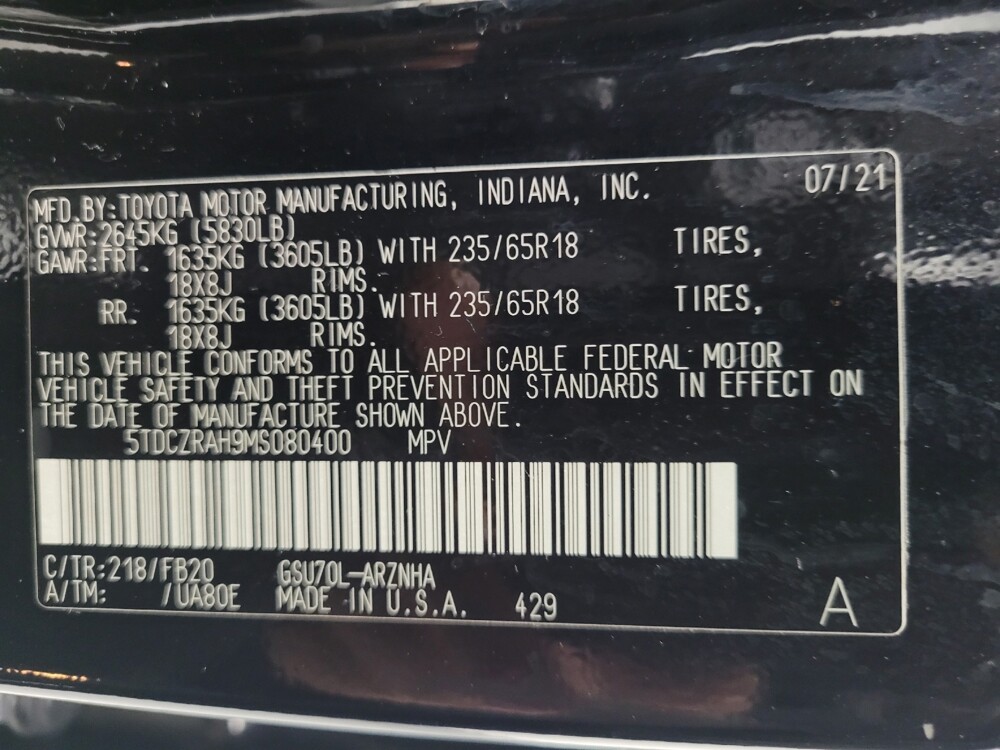 2021 Toyota Highlander in Madison, TN 37115 - 18138294 33