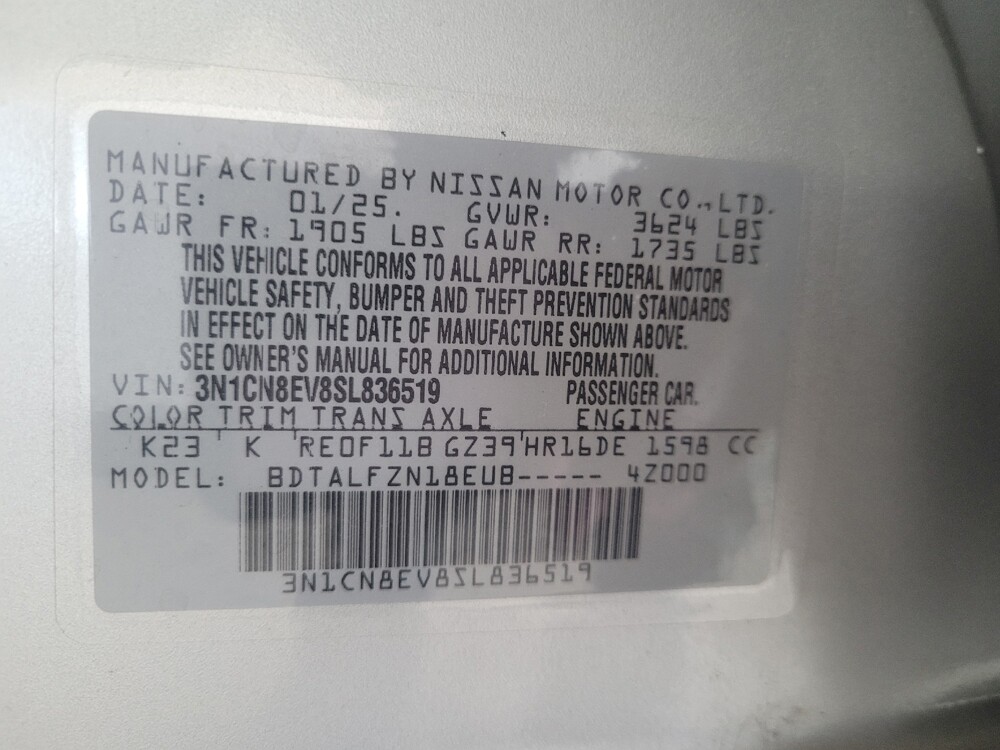 2025 Nissan Versa in Stone Mountain, GA 30083 - 18138333 33