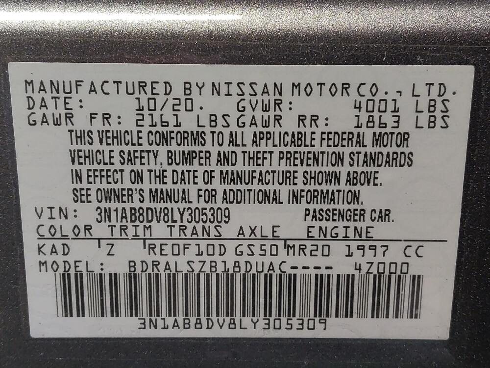 2020 Nissan Sentra in Houston, TX 77060 - 18138351 33