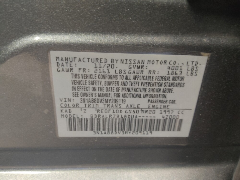 2021 Nissan Sentra in Macon, GA 31210 - 18138366 33