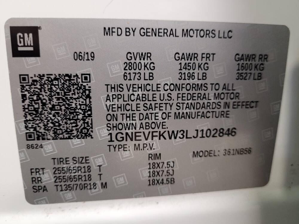 2020 Chevrolet Traverse in Downey, CA 90241 - 18138404 33