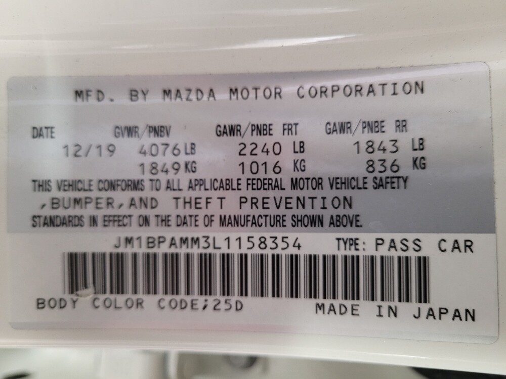 2020 MAZDA MAZDA3 in Downey, CA 90241 - 18138487 33