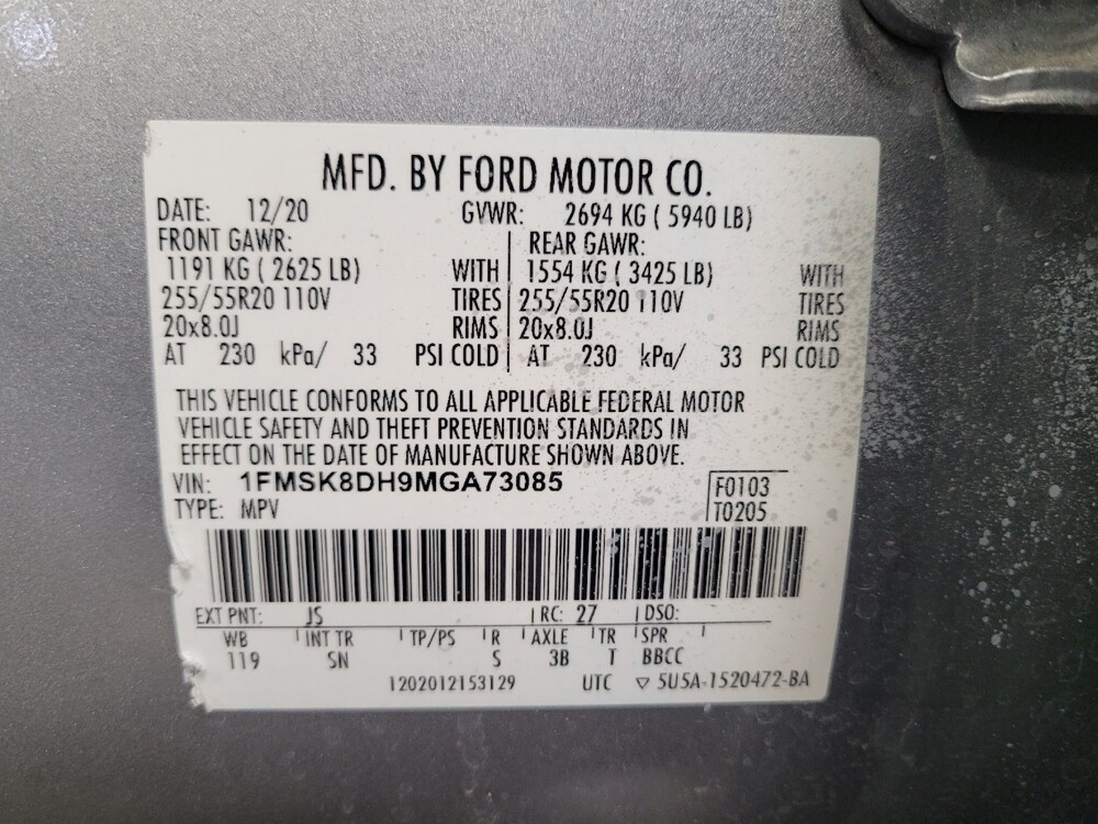 2021 Ford Explorer in Montclair, CA 91763 - 18138503 33