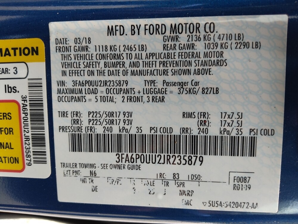 2018 Ford Fusion in Stone Mountain, GA 30083 - 18138507 33