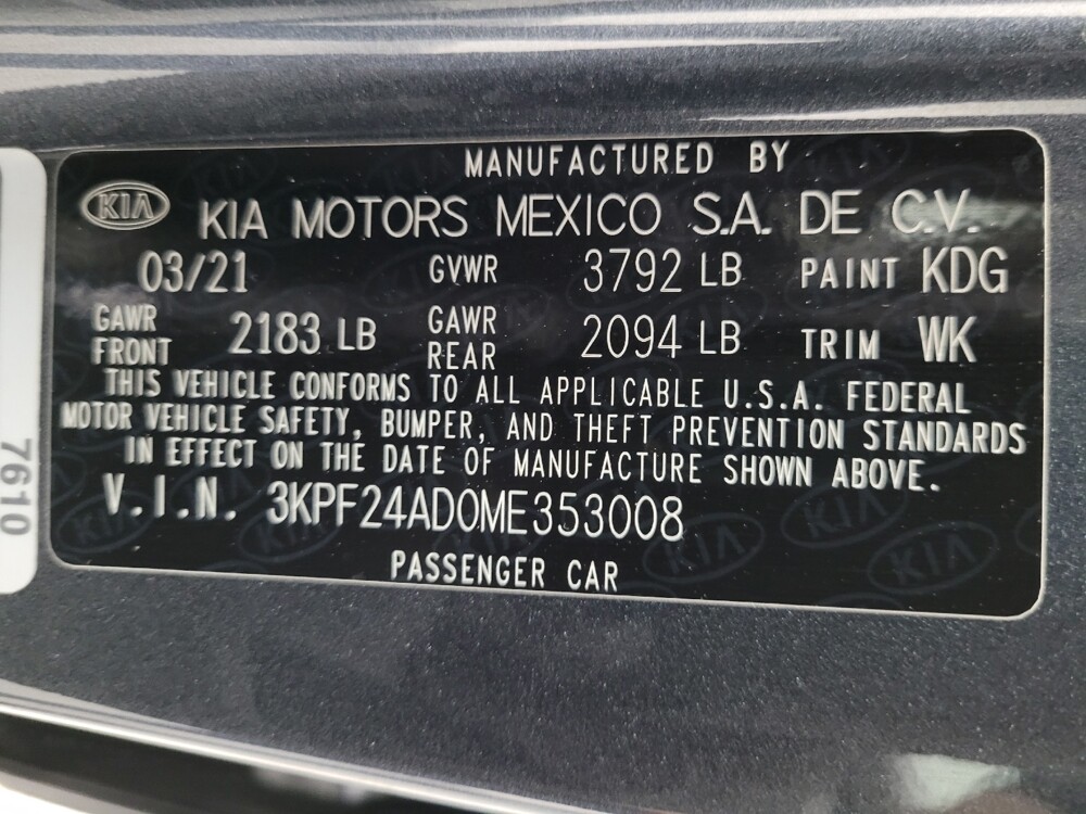 2021 Kia Forte in Las Vegas, NV 89102 - 18138513 33