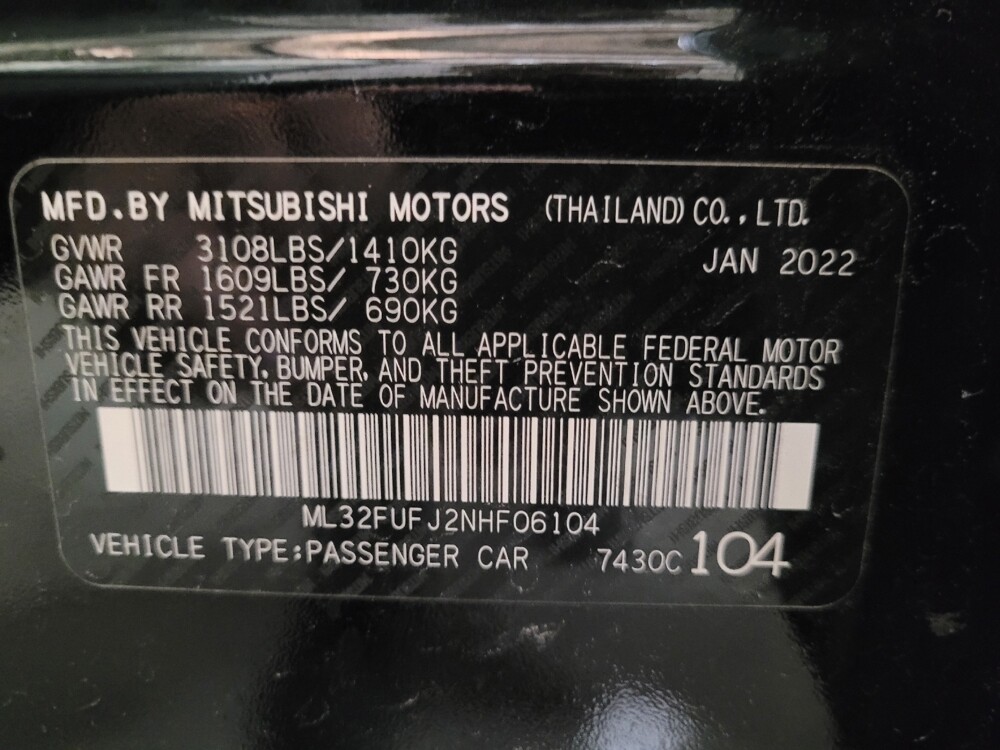 2022 Mitsubishi Mirage G4 in Williamstown, NJ 8094 - 18138514 33