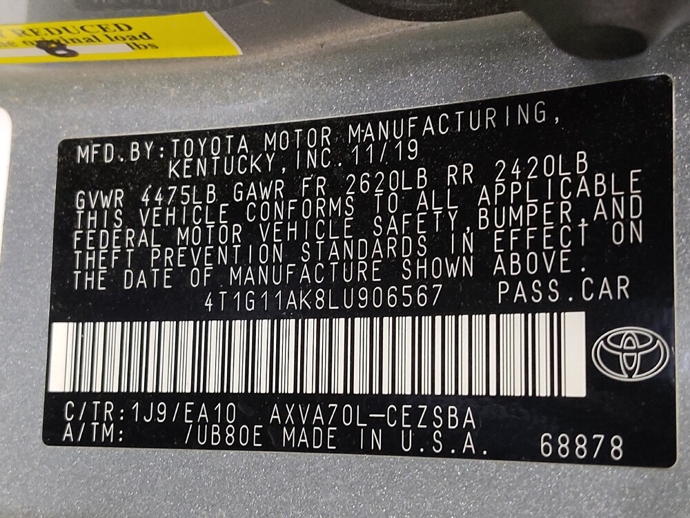 2020 Toyota Camry in Arlington, TX 76011 - 18138515 33