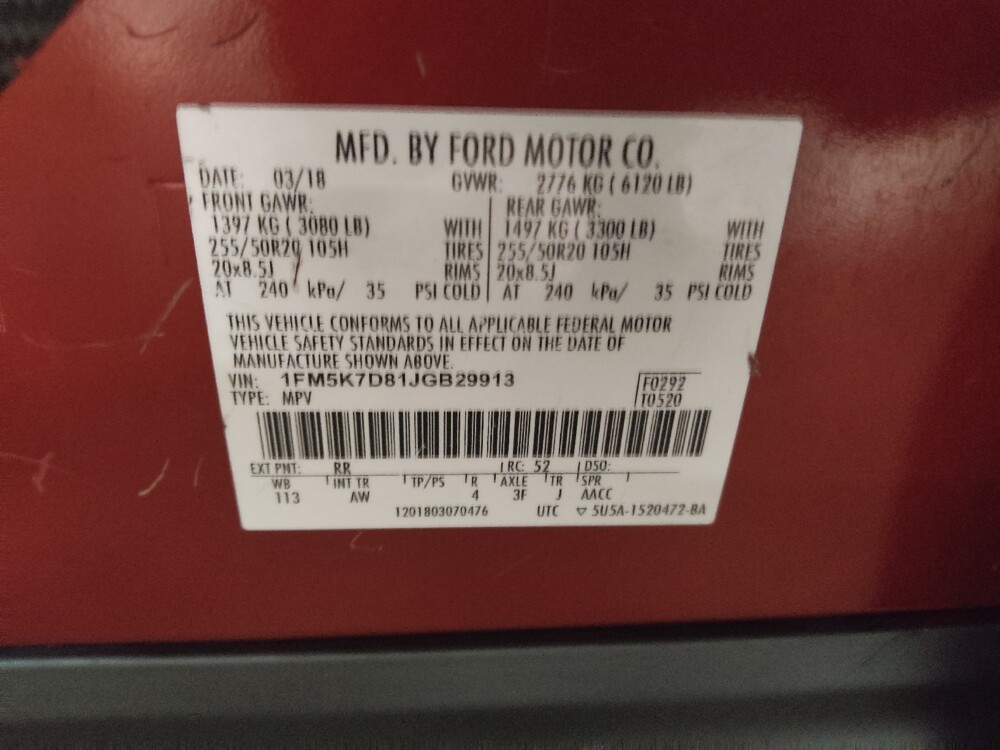 2018 Ford Explorer in Oklahoma City, OK 73139 - 18138547 33