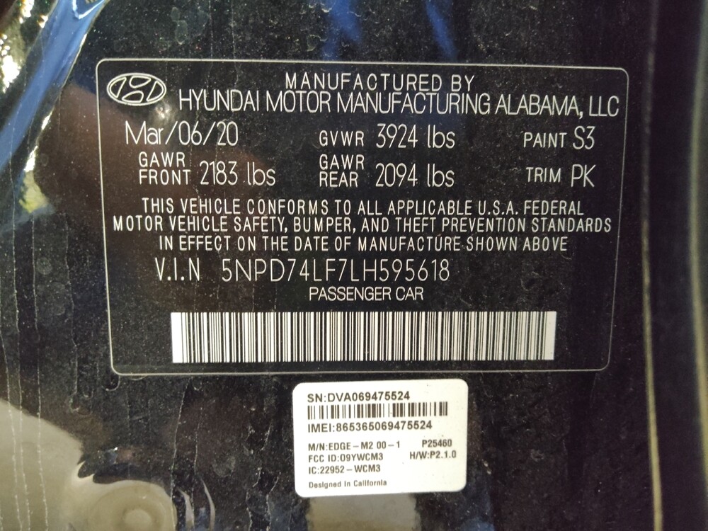 2020 Hyundai Elantra in Tallahassee, FL 32304 - 18138574 33