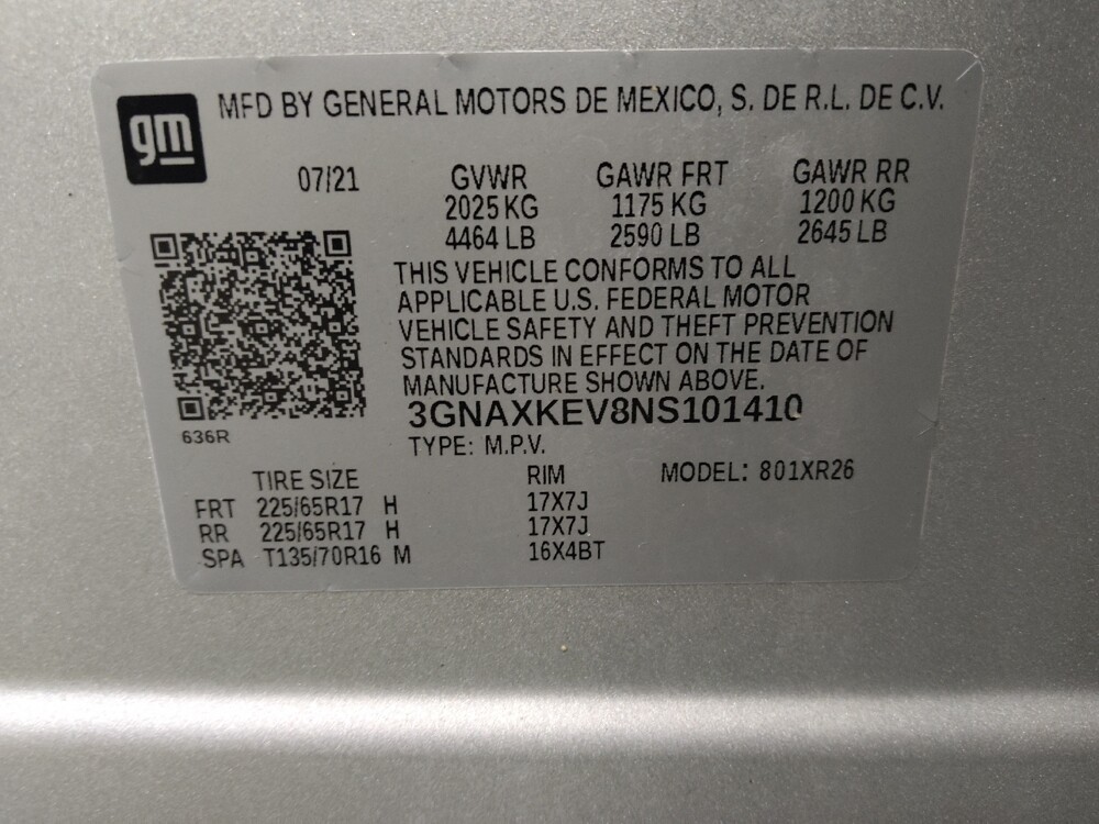 2022 Chevrolet Equinox in Tallahassee, FL 32304 - 18138578 33
