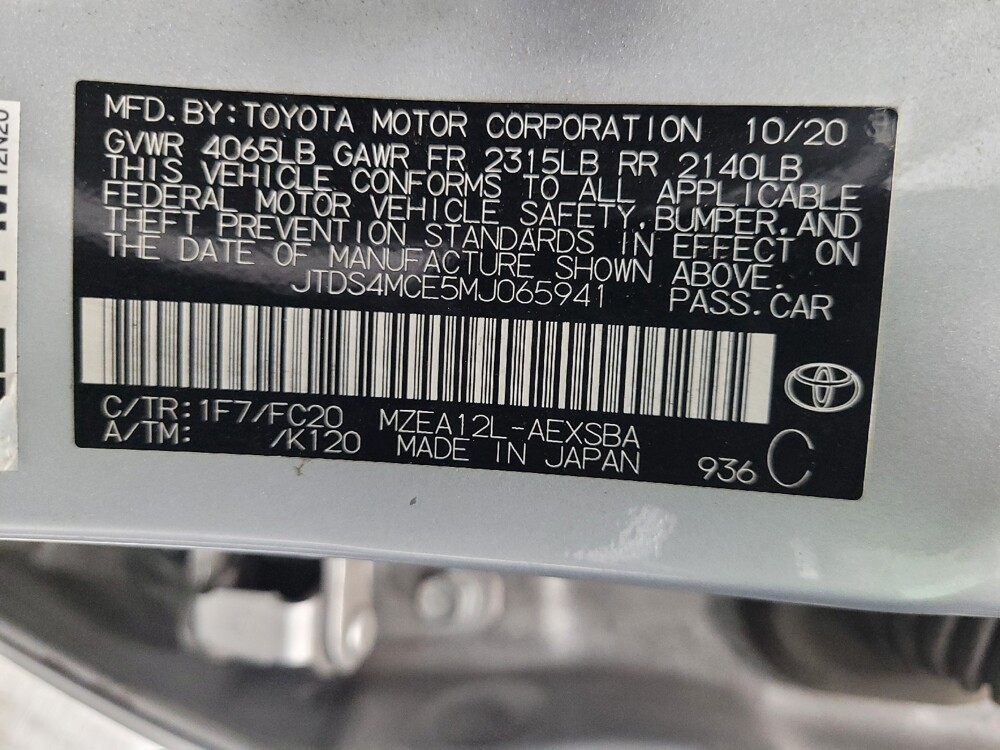 2021 Toyota Corolla in Las Vegas, NV 89104 - 18138586 33