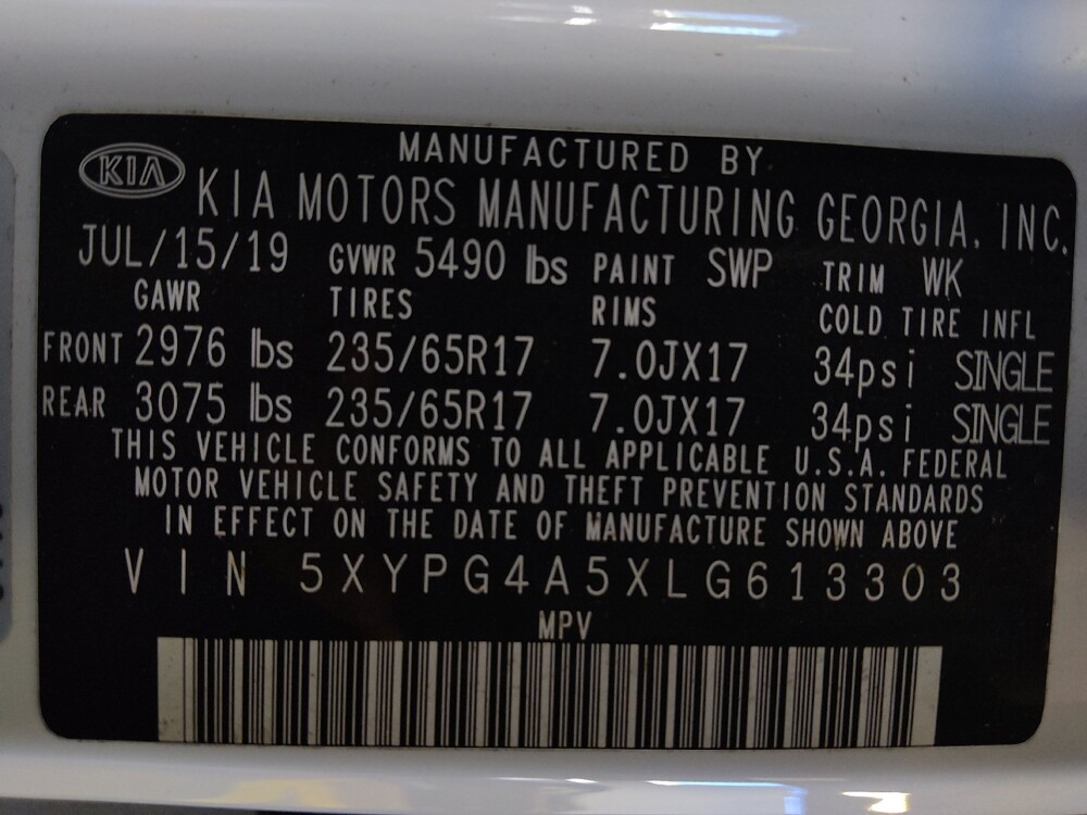 2020 Kia Sorento in Jacksonville, FL 32225 - 18138602 33