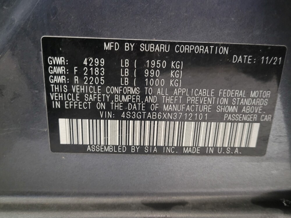 2022 Subaru Impreza in Gastonia, NC 28056 - 18138603 33
