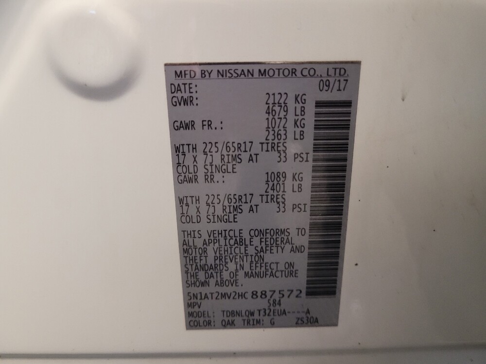 2017 Nissan Rogue in Salem, VA 24153 - 18138605 33