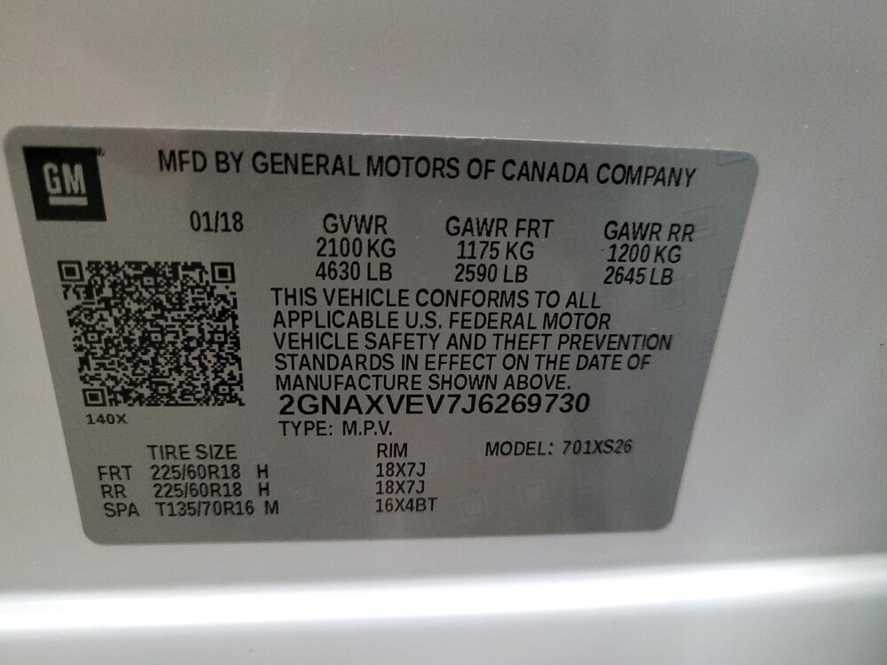 2018 Chevrolet Equinox in Laurel, MD 20724 - 18138673 33