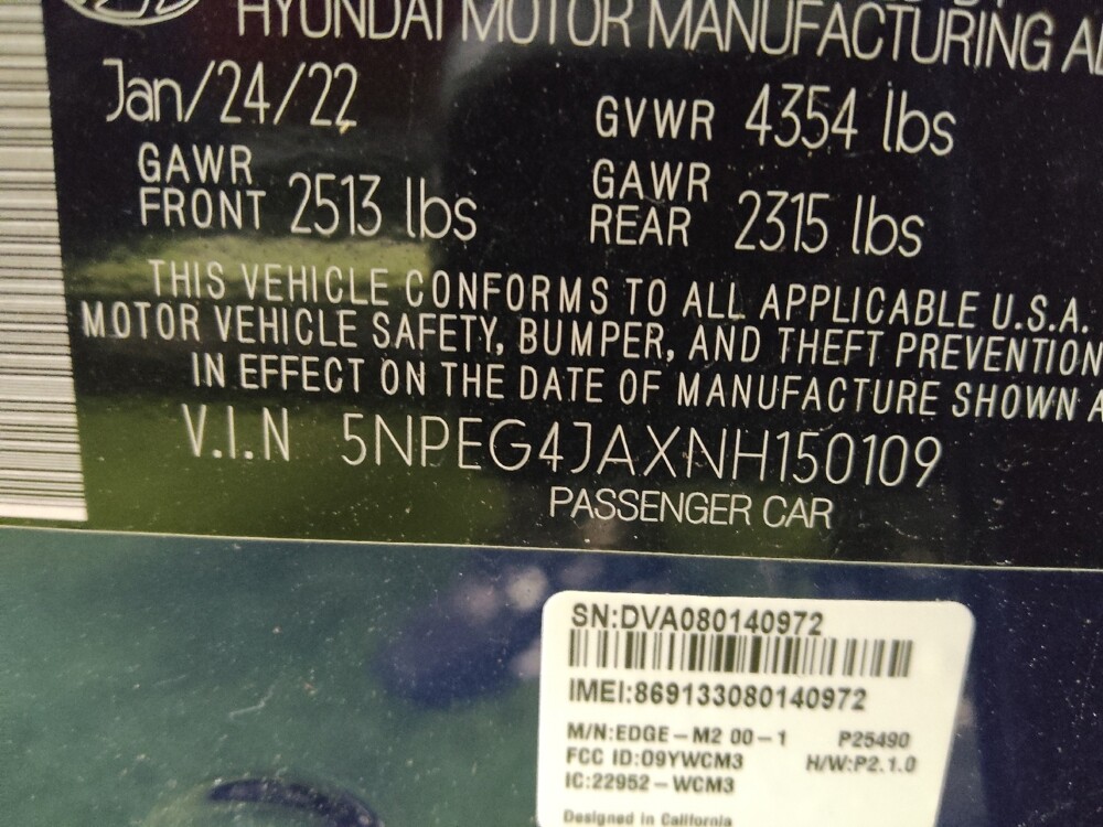 2022 Hyundai Sonata in Union City, GA 30291 - 18138718 33