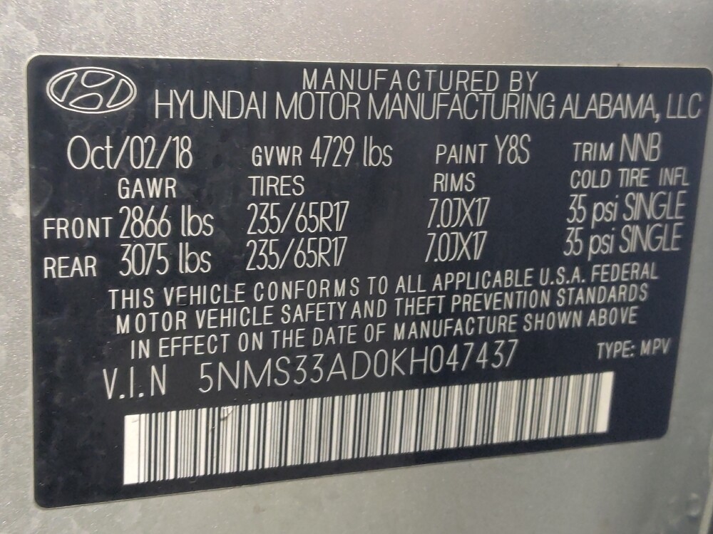 2019 Hyundai Santa Fe in Houston, TX 77060 - 18138815 33