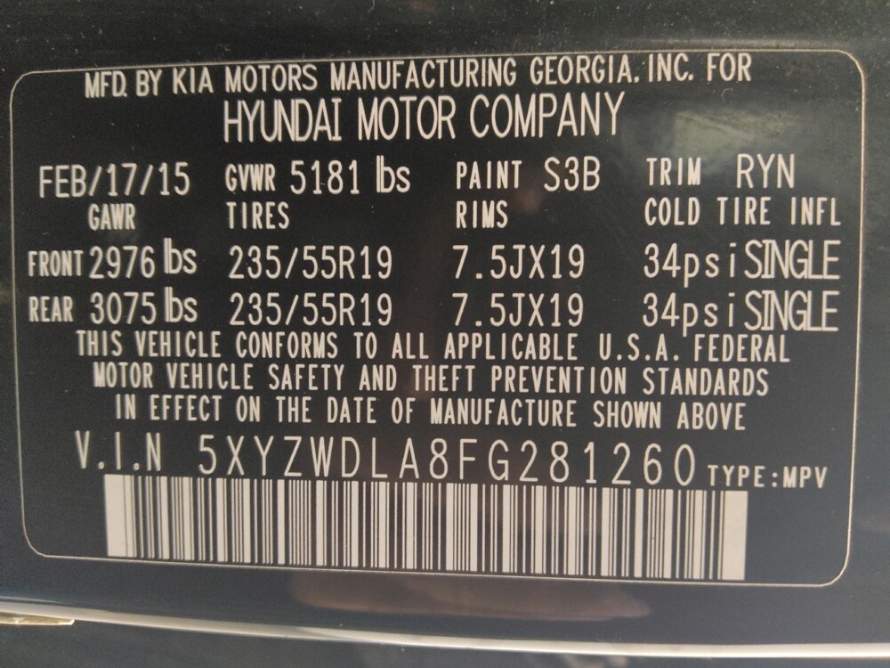 2015 Hyundai Santa Fe in Houston, TX 77060 - 18138816 33