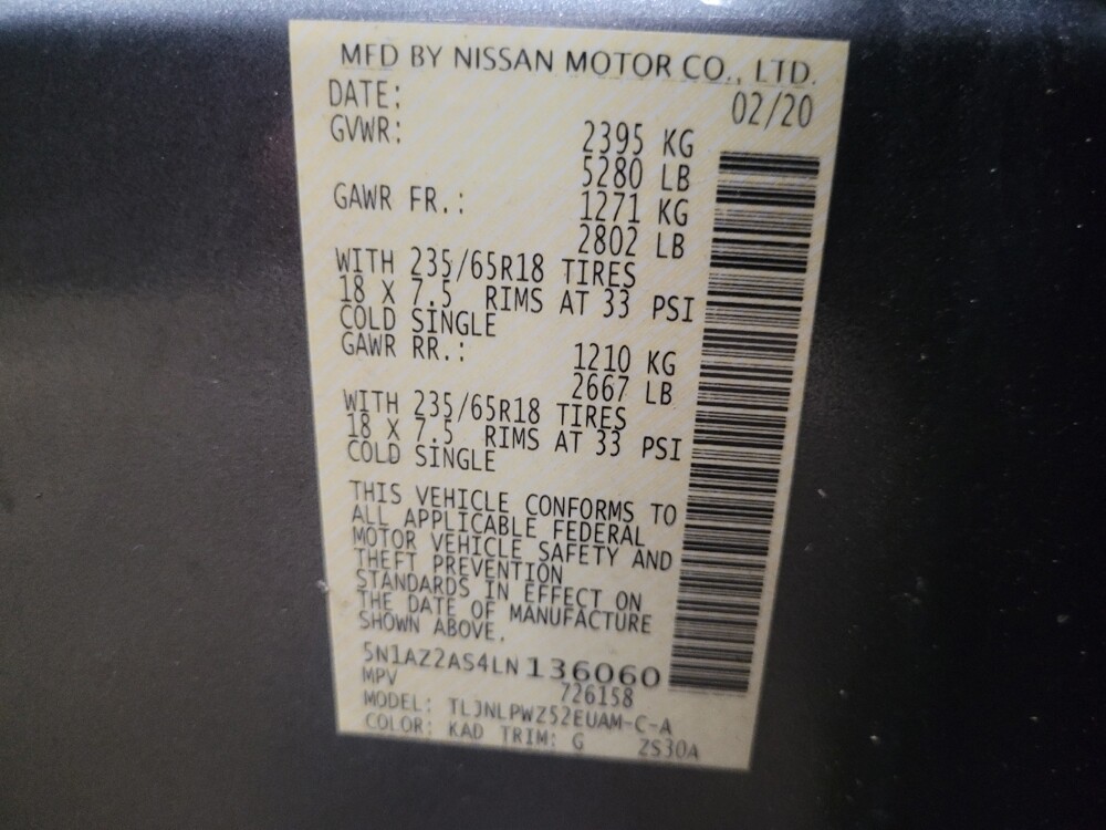 2020 Nissan Murano in Chesapeake, VA 23320 - 18138836 33