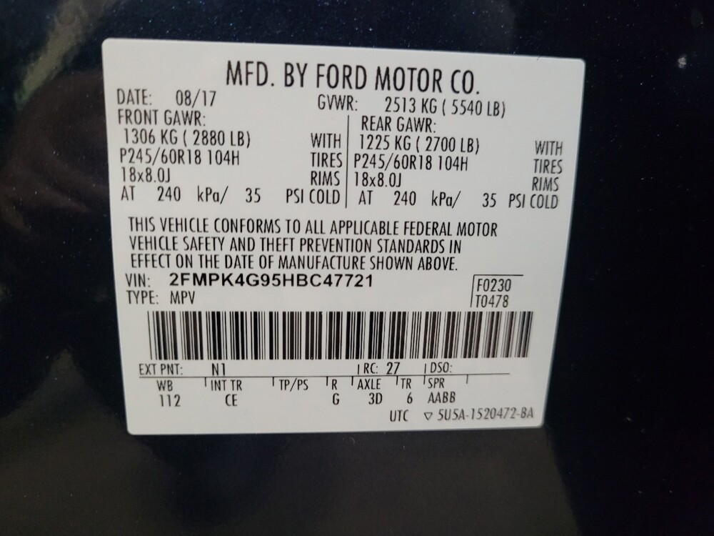 2017 Ford Edge in New Castle, DE 19720 - 18138841 33