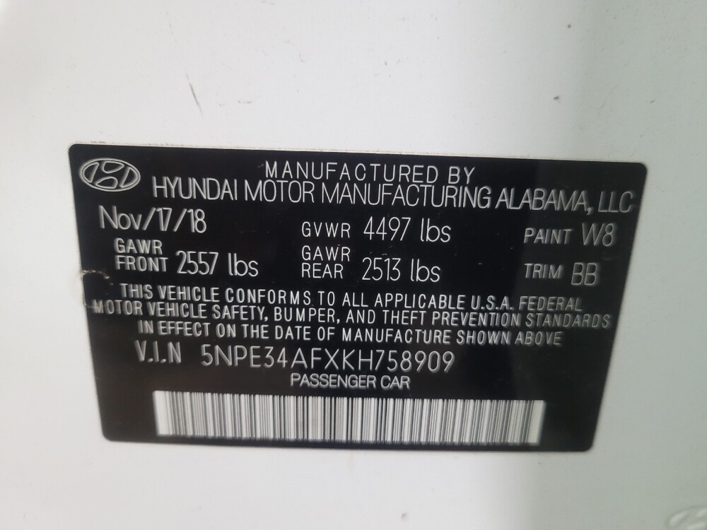 2019 Hyundai Sonata in Williamstown, NJ 8094 - 18138842 33