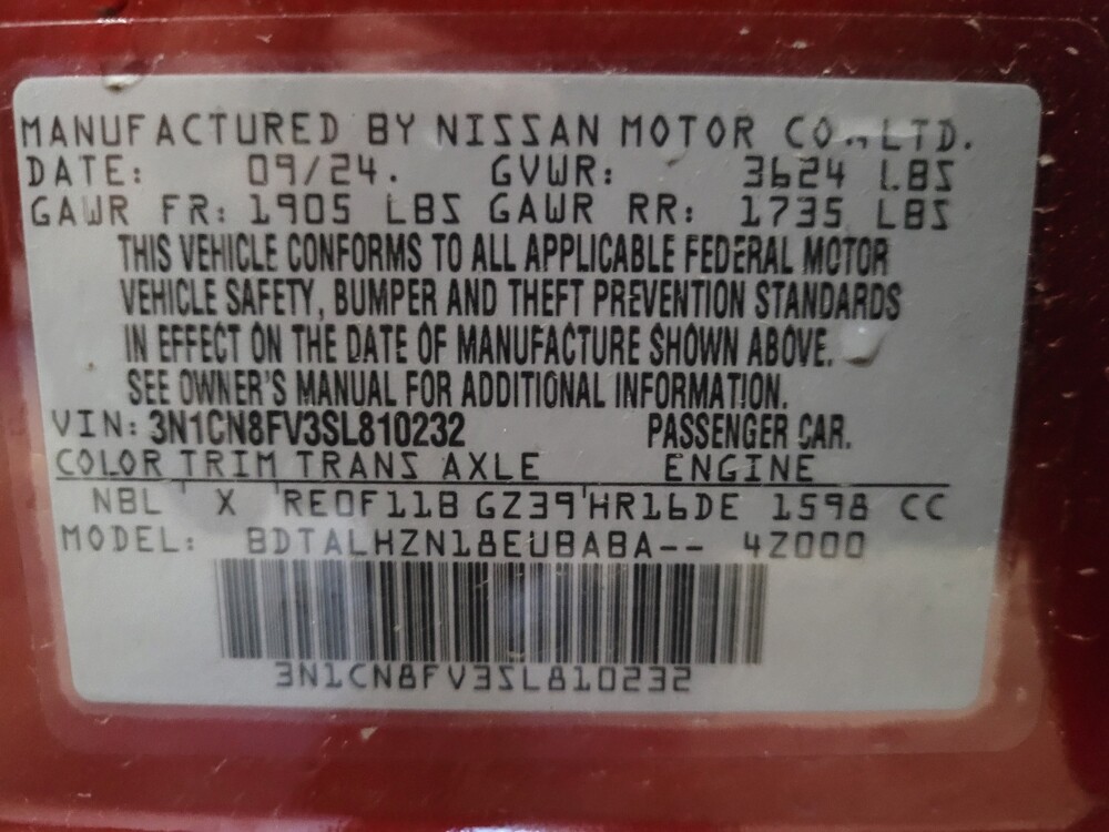 2025 Nissan Versa in New Castle, DE 19720 - 18138843 33