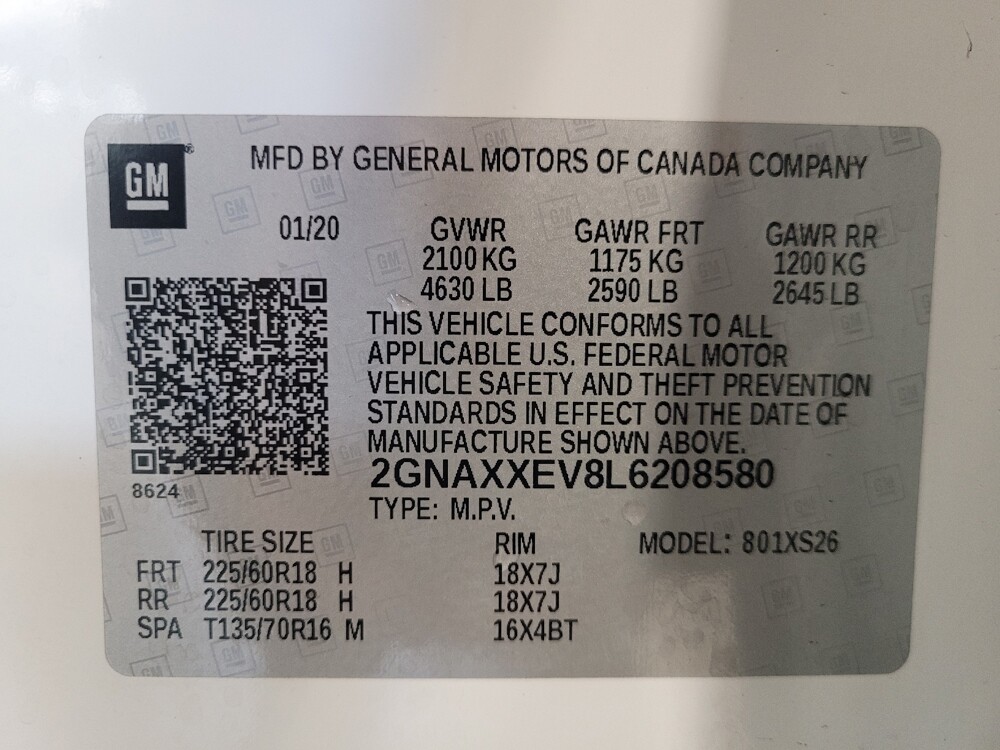 2020 Chevrolet Equinox in Mobile, AL 36606 - 18138867 33