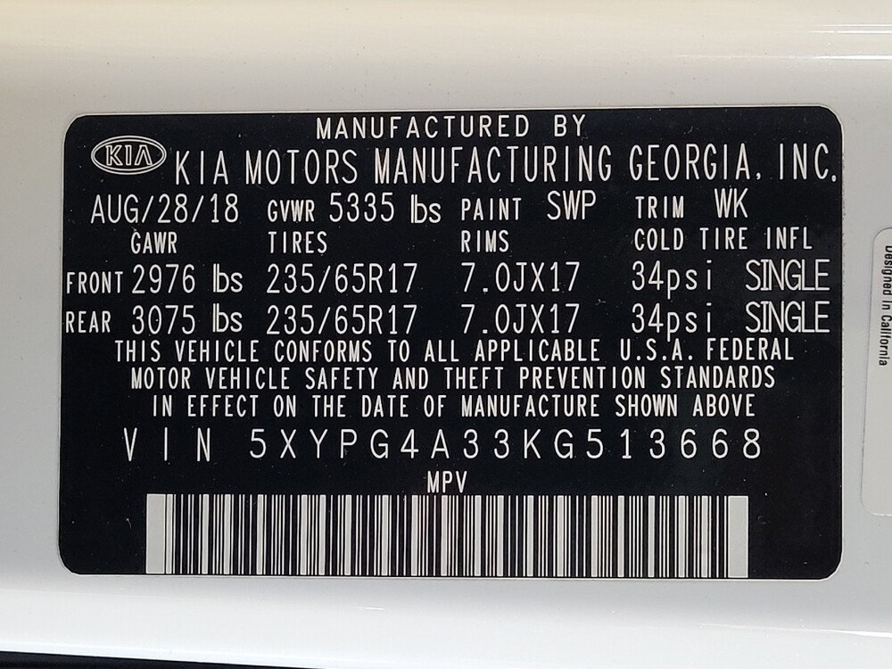 2019 Kia Sorento in Sanford, FL 32773 - 18138887 33