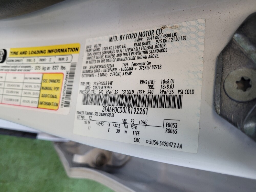 2020 Ford Fusion in Columbus, OH 43231 - 18138908 33