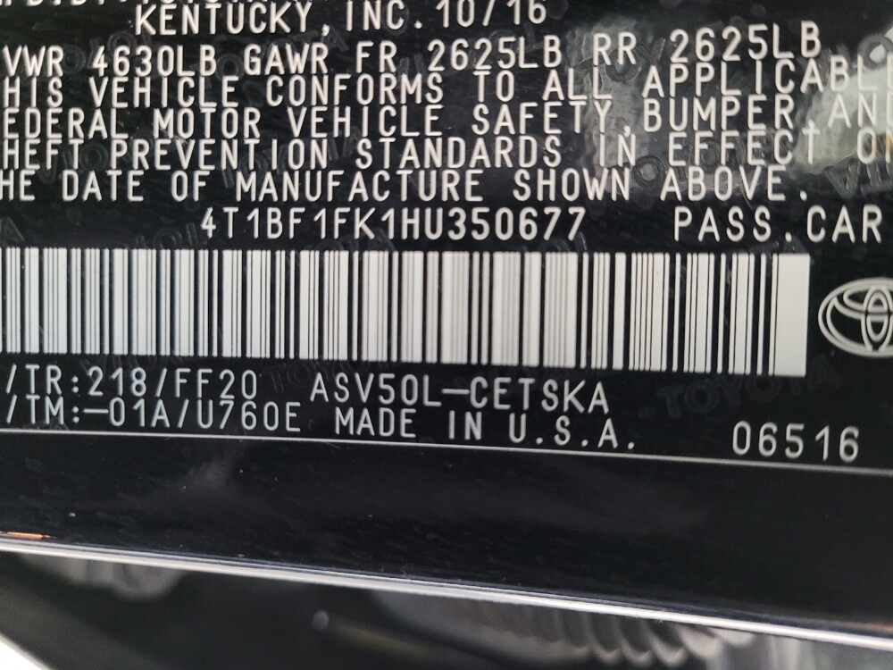 2017 Toyota Camry in Las Vegas, NV 89104 - 18138916 33